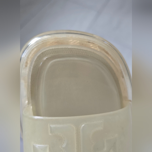 Tory Burch Women's Size 5B Ivory Logo Bubble Jelly Slide Sandal Shoes. - Picture 8 of 15